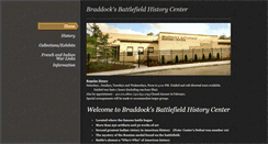 Desktop Screenshot of braddocksbattlefield.com